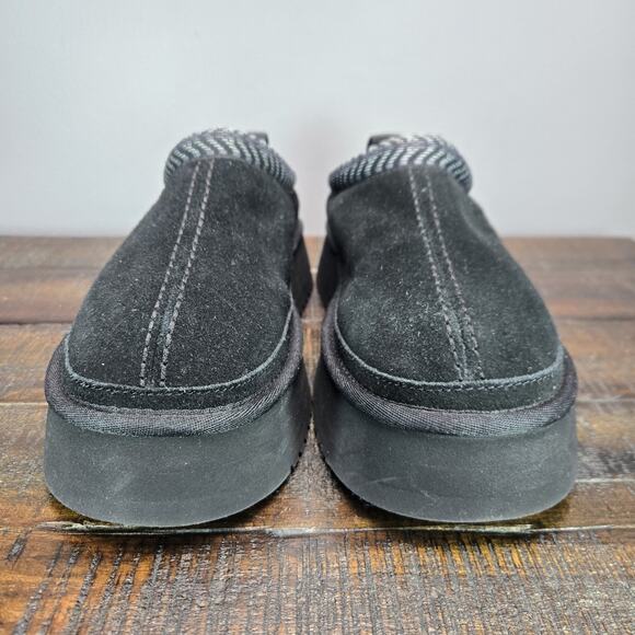 NEW Koolaburra by UGG Burree Platform Womens Size 7 Slipper Shoes Black White - Picture 3 of 11